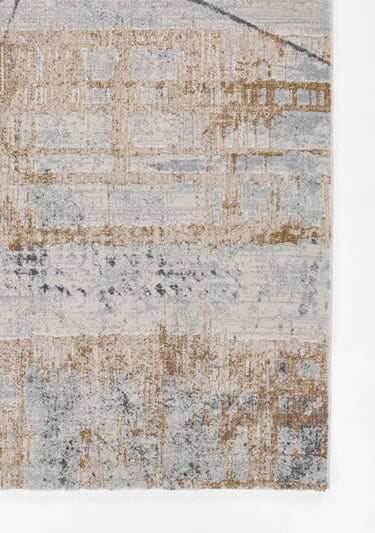 Polypropylene area rug 2'3" X 7 - close-up of pattern and texture
