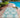 Veranda Aqua Area Rug - VR-45 Hand Hooked, 3'9" X 5'9"