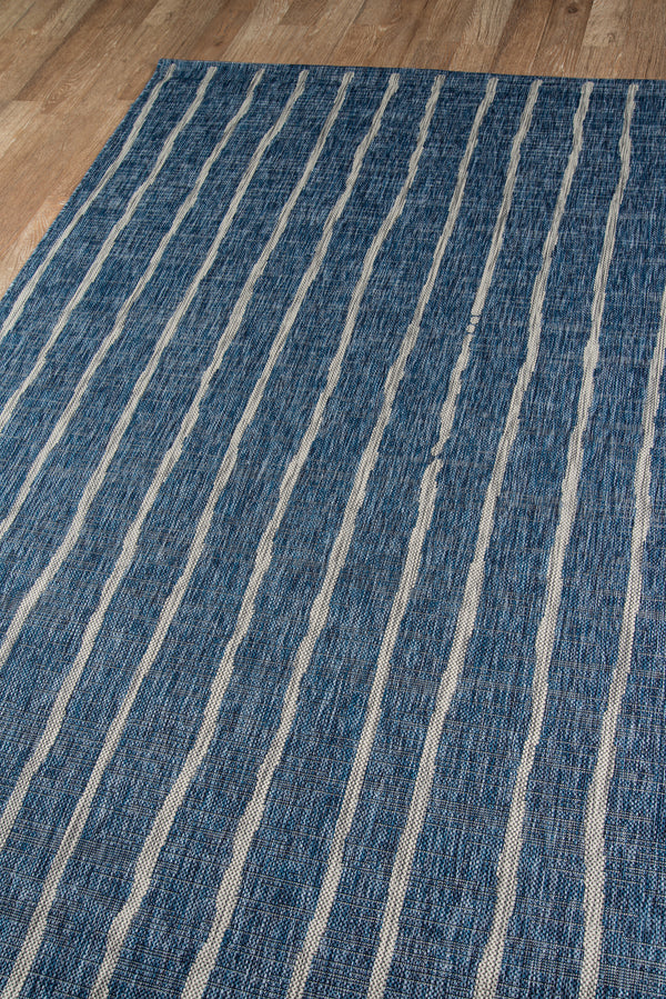 Striped Black Area Rug, Villa 5'3