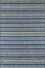 Villa VI-04 Tuscany blue outdoor area rug with durable design