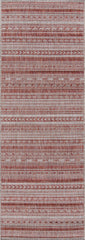 Villa Tuscany VI-04 outdoor area rug with modern blue design