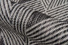 Villa VI-06 Como Charcoal Outdoor Area Rug – Durable Indoor/Outdoor Rug