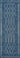 Blue Geometric area rug 2'7" X 7 - detail shot showing pile and weave