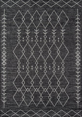 Overhead view of Villa Monaco polypropylene indoor outdoor rug