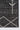 Black Geometric area rug 3'11" X 5 - overhead flat lay view