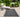 Black Geometric area rug 3'11" X 5 - styled in a dining room