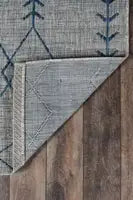 Novogratz polypropylene Moroccan rug enhancing transitional entryway