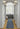 Blue Polypropylene area rug 3'11" X 5 - styled in a living room