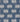 Blue Polypropylene area rug 5'3" X 7 - corner detail and border
