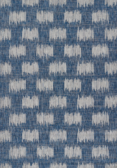 Novogratz Villa VI-12 Blue Machine - Made Runner Rug, 2'7" X 7'6" Runner