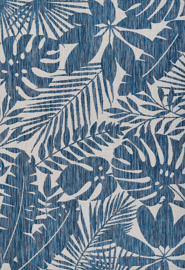 Salerno Blue Machine - Made Runner Rug, Villa VI-13 2' X 10' Runner