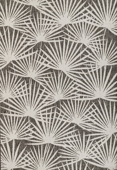 Villa Charcoal Runner Rug - VI-14 Machine - Made, 2' X 10' Runner
