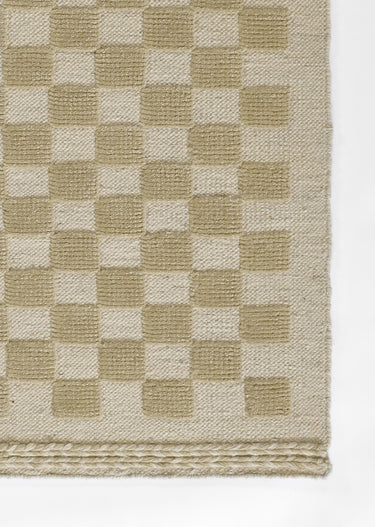 Beige area rug 1 10' X 14 - close-up of pattern and texture