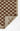 Brown Contemporary area rug 2'6" X 8 - overhead flat lay view
