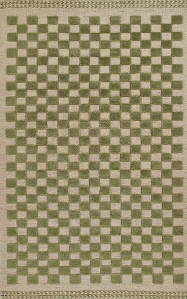 Willow WLO-1 Green Runner Rug by Momeni - 2'6" X 8' Runner