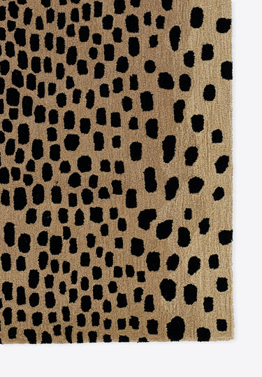 Beige area rug 8'9" X 11 - close-up of pattern and texture