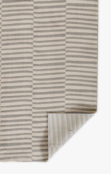 Grey area rug 7'10" X 9 - close-up of pattern and texture