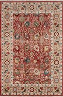 Red Traditional Area Rug - AR6399