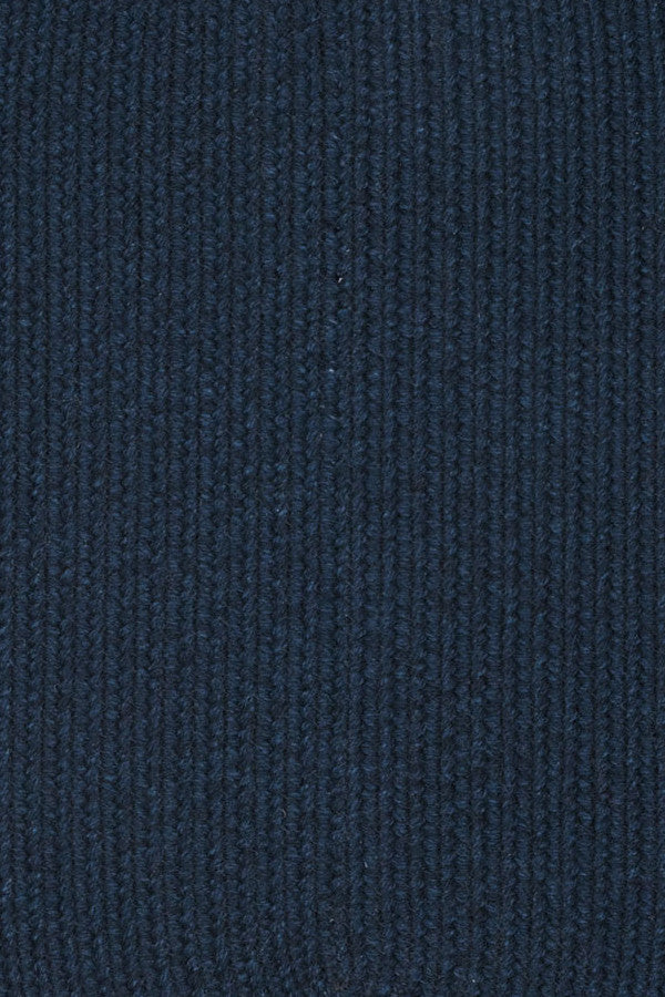 Heathered Pinwheel Navy Blue Solid Area Rug
