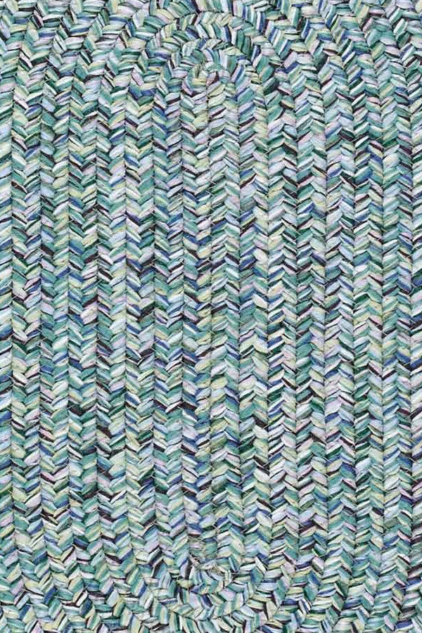 Sea Glass Ocean Blue Area Rug