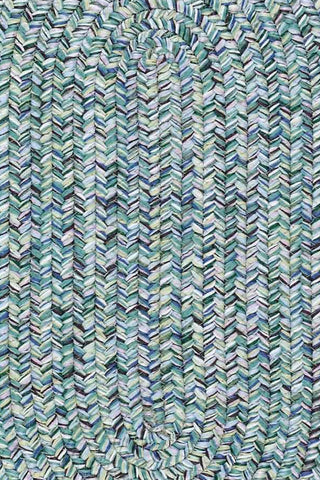 Sea Glass Ocean Blue Area Rug