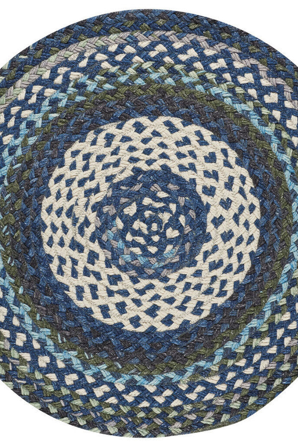 Wanderer Deep Blue Area Rug