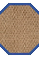 Islamorada-Basketweave Canvas Pacific Blue Area Rug