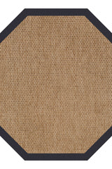 Islamorada-Basketweave Canvas Navy Area Rug