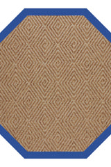 Islamorada-Diamond Canvas Pacific Blue Area Rug