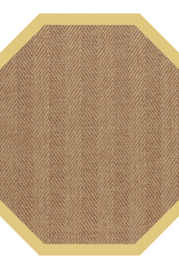 Islamorada-Herringbone Canvas Canary Area Rug