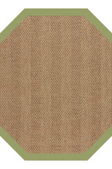 Islamorada-Herringbone Canvas Citron Area Rug