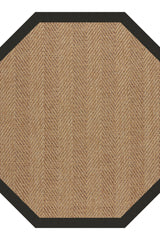 Islamorada-Herringbone Lattice Pesto Area Rug