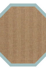 Islamorada-Herringbone Canvas Aquatic Area Rug