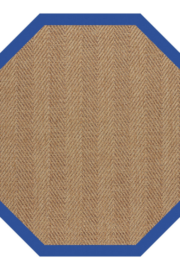 Islamorada-Herringbone Canvas Pacific Blue Area Rug