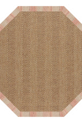 Islamorada-Herringbone Sicily Vino Area Rug
