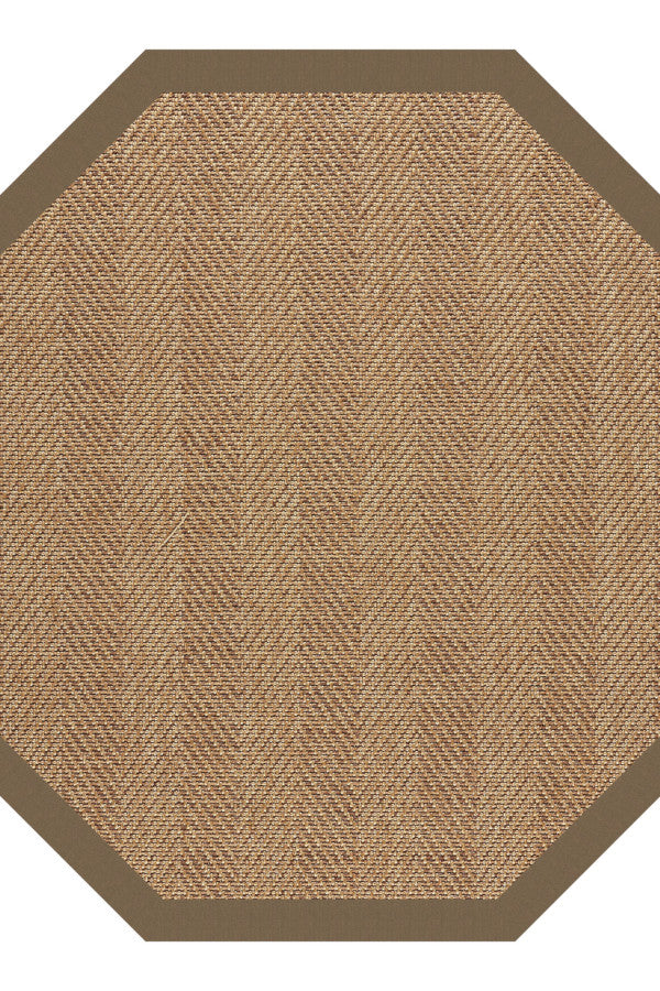Islamorada-Herringbone Canvas Cocoa Area Rug