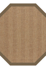 Islamorada-Herringbone Canvas Cocoa Area Rug