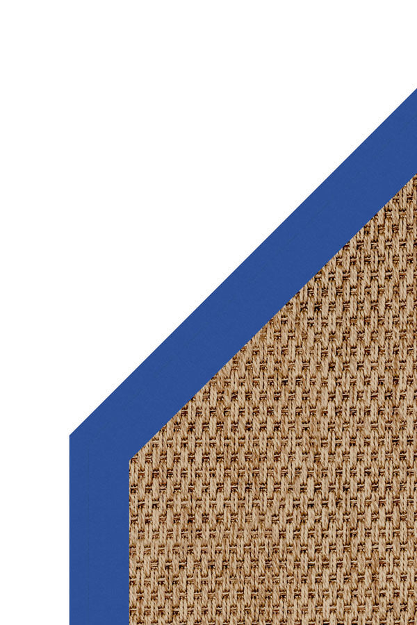 Islamorada-Basketweave Canvas Pacific Blue Area Rug