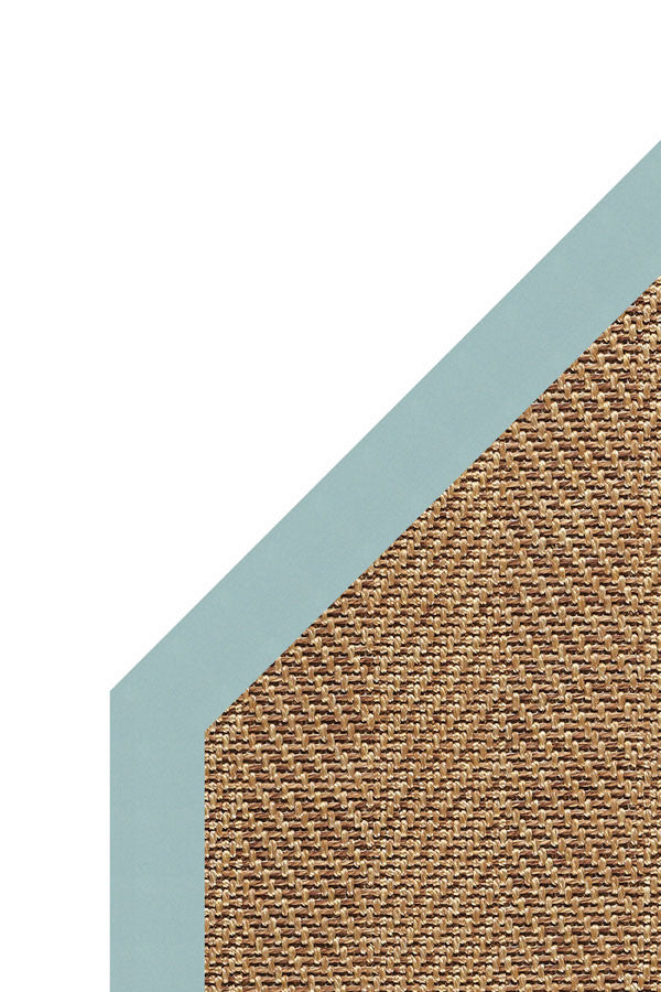 Islamorada-Herringbone Canvas Aquatic Area Rug