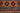 Khorjin Striped Hand-Knotted Wool Area Rug, Rust and Gold 8'10" x 11'10" - detail photo 5