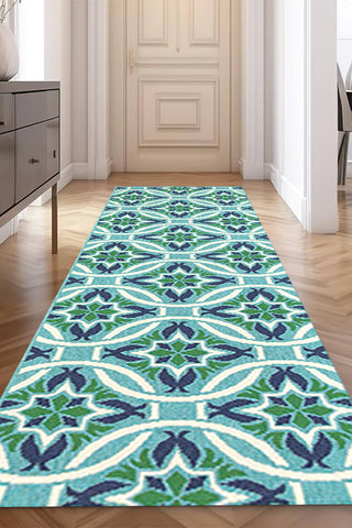 100% Polypropylene Vintage  Indoor/Outdoor Area Rug