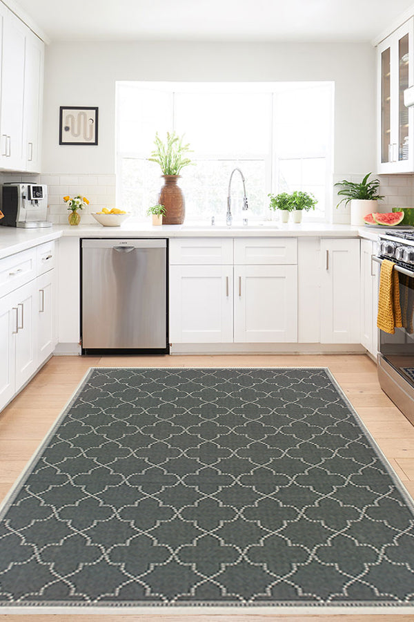 100% Polypropylene Vintage  Indoor/Outdoor Area Rug