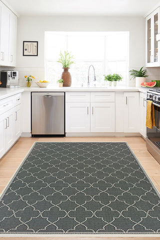 100% Polypropylene Vintage  Indoor/Outdoor Area Rug
