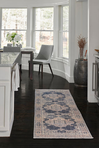 Cotton and Polyester Rectangle Indoor Area Rug