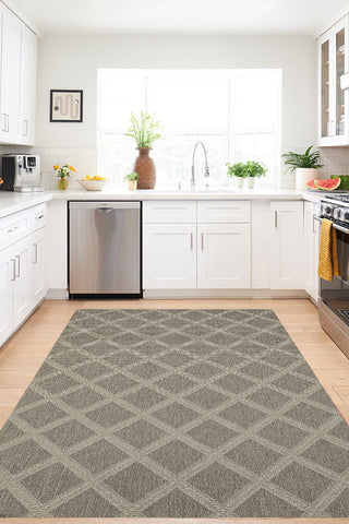 100% Polypropylene Vintage  Indoor/Outdoor Area Rug