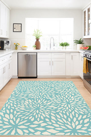 100% Polypropylene Modern  Indoor/Outdoor Area Rug