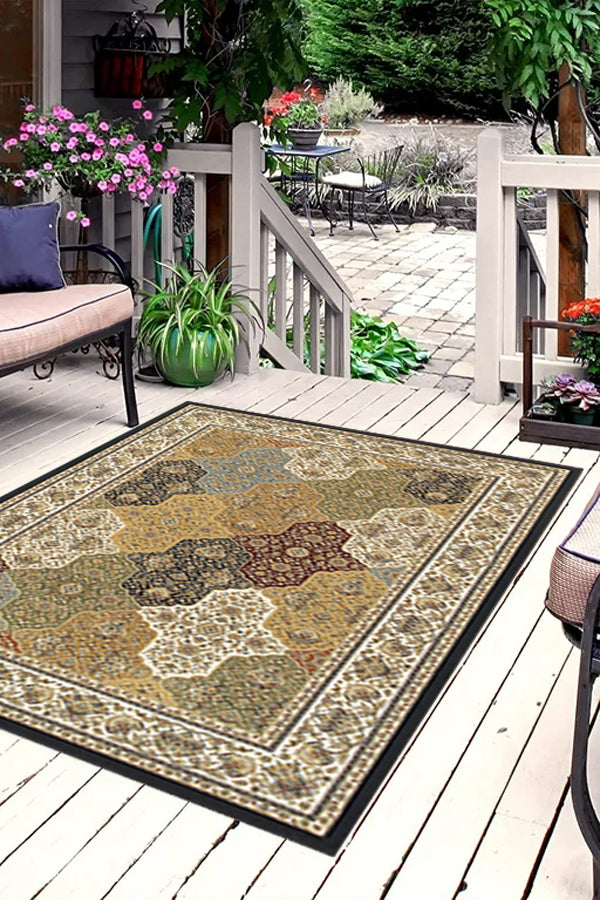 100% Polypropylene Vintage  Indoor Area Rug