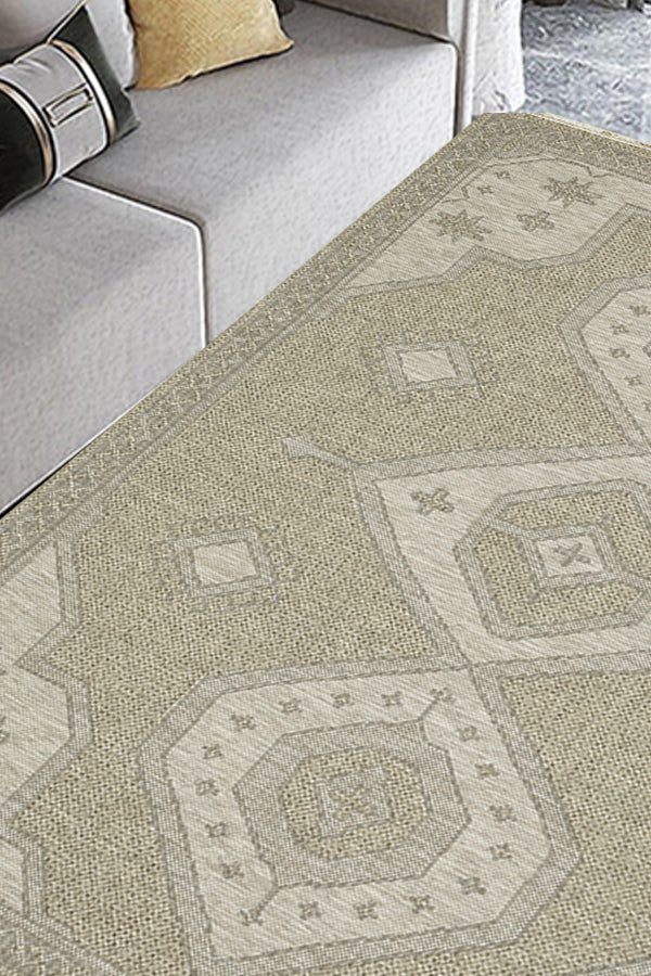 100% Polypropylene Vintage  Indoor/Outdoor Area Rug