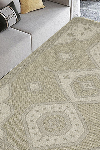 100% Polypropylene Vintage  Indoor/Outdoor Area Rug