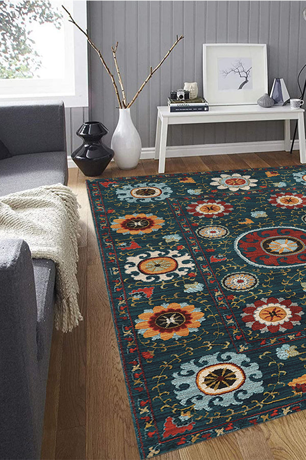 100% Polyester Rectangle Shape Indoor Area Rug